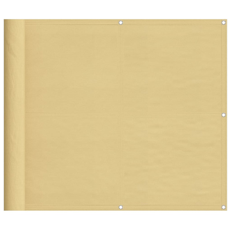 Load image into Gallery viewer, Vidaxl balkonscherm 90x1000 cm 100% oxford polyester zandkleurig