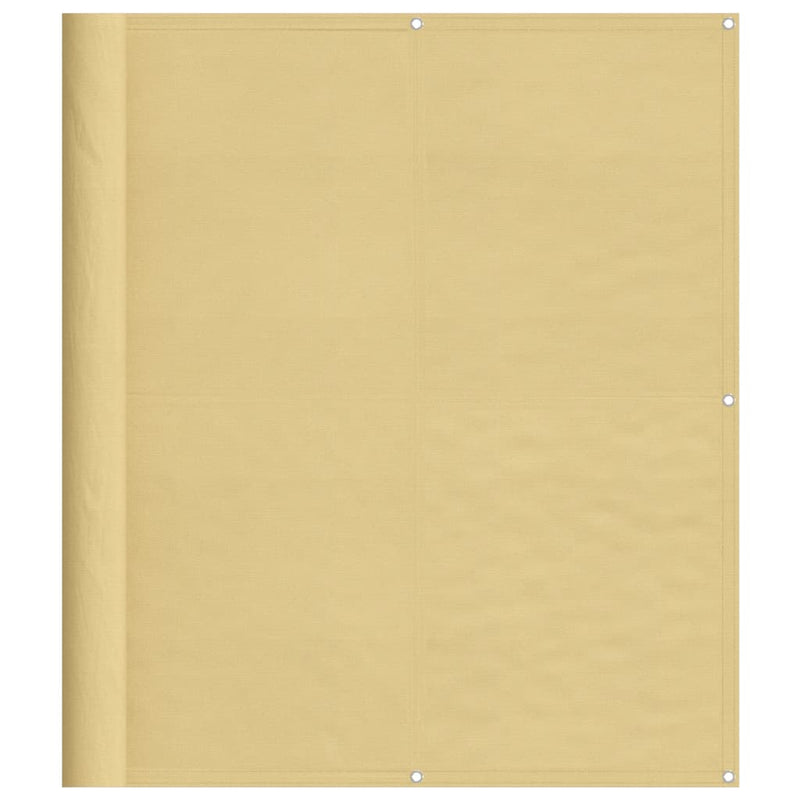 Load image into Gallery viewer, Vidaxl balkonscherm 120x1000 cm 100% oxford polyester zandkleurig