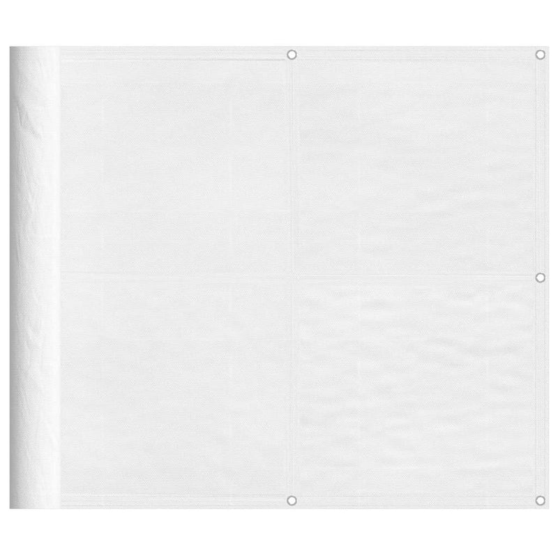 Afbeelding laden in galerijviewer, Vidaxl balkonscherm 90x800 cm 100% oxford polyester wit