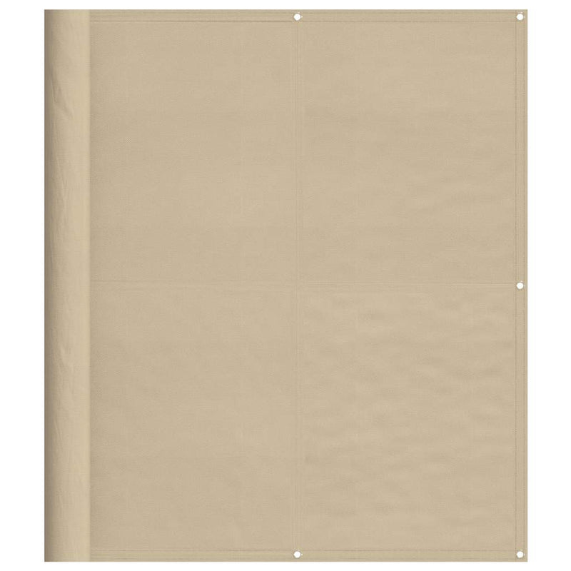 Load image into Gallery viewer, Vidaxl balkonscherm 120x700 cm 100% oxford polyester beige