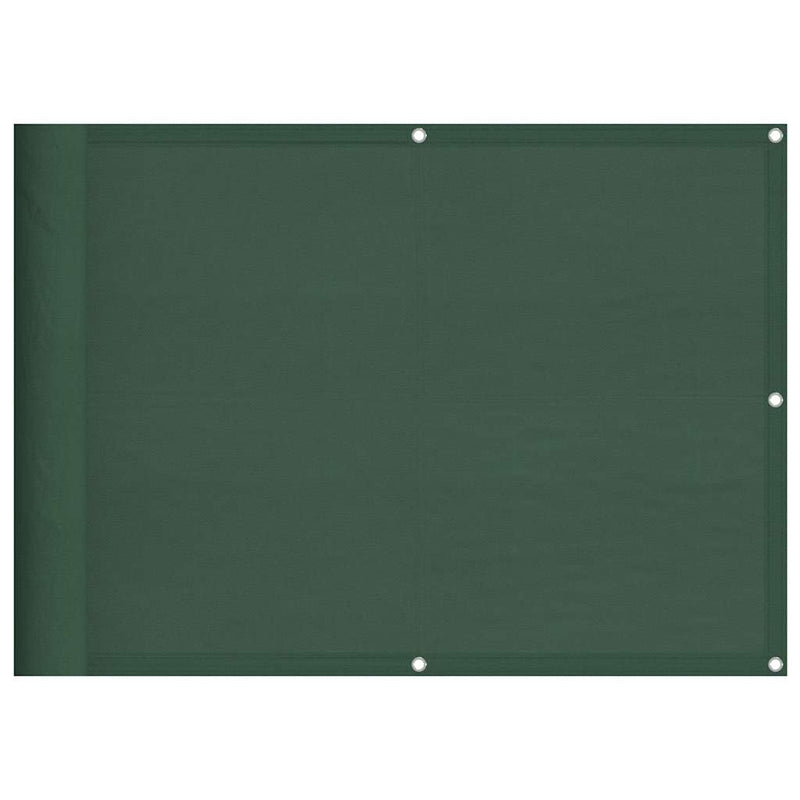 Afbeelding laden in galerijviewer, Vidaxl balkonscherm 75x1000 cm 100% oxford polyester donkergroen