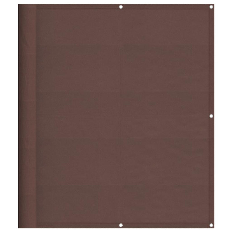Afbeelding laden in galerijviewer, Vidaxl balkonscherm 120x700 cm 100% oxford polyester bruin