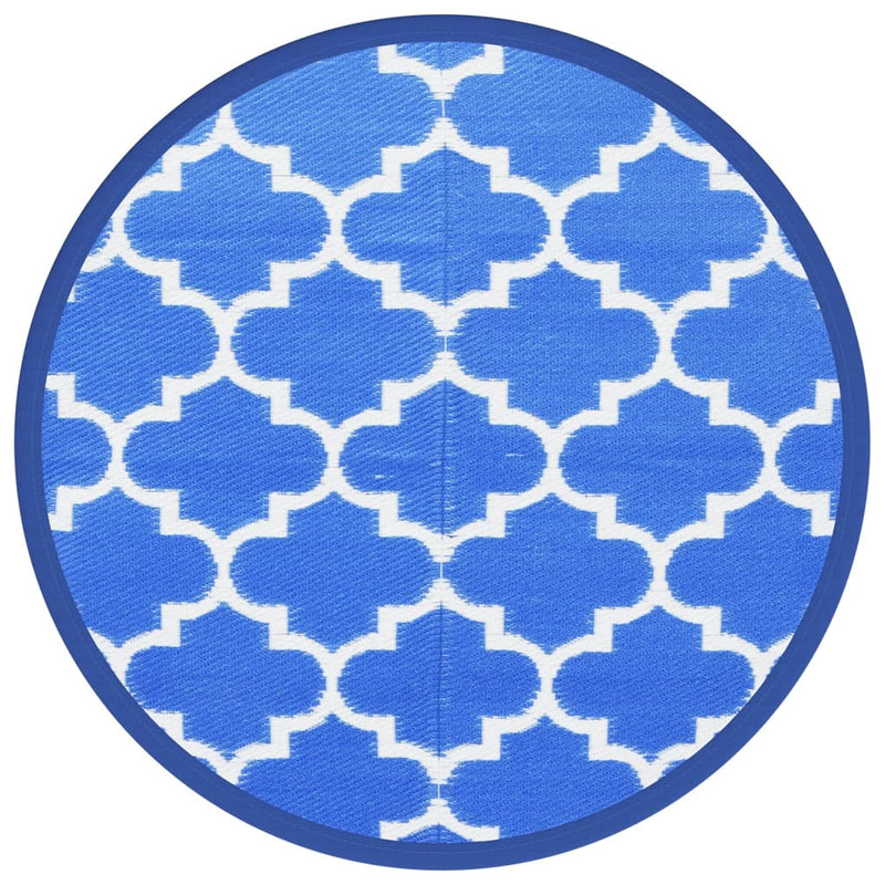 Load image into Gallery viewer, Vidaxl buitenkleed arakil ø120 cm polypropeen blauw