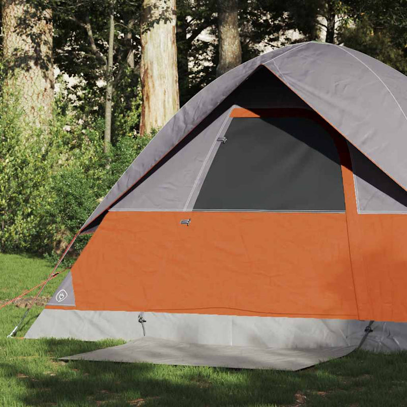 Load image into Gallery viewer, Vidaxl koepeltent 2-persoons waterdicht oranje