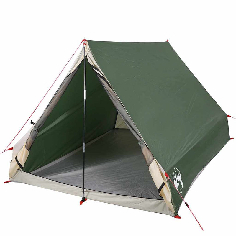 Afbeelding laden in galerijviewer, Vidaxl tent a-frame 2-persoons waterdicht groen