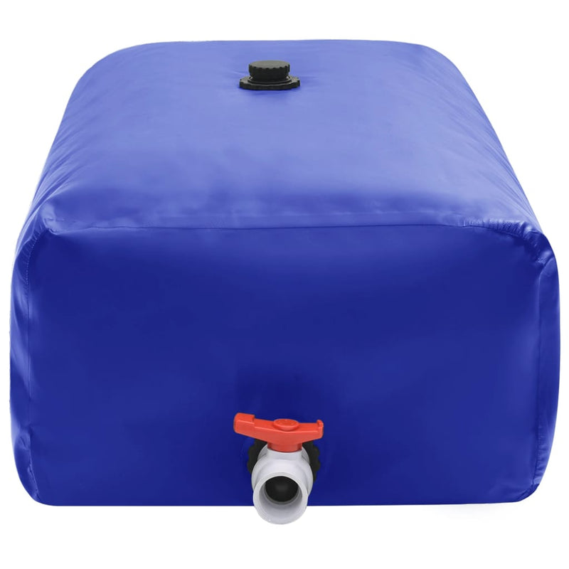 Afbeelding laden in galerijviewer, Vidaxl watertank met kraan opvouwbaar 500 l pvc