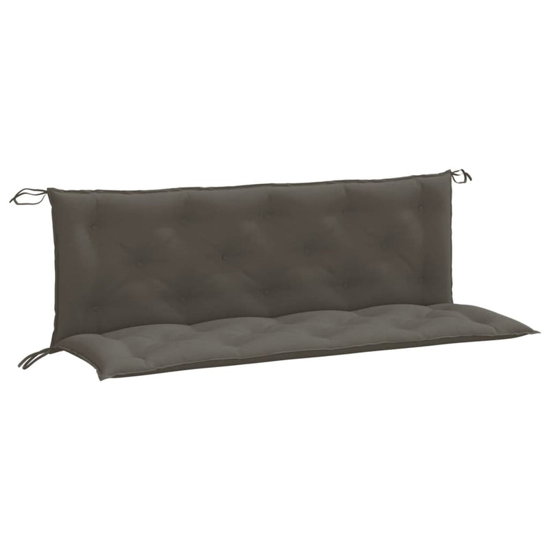 Load image into Gallery viewer, Vidaxl tuinbankkussens 2 st 150x50x7 cm stof gemêleerd donkergrijs