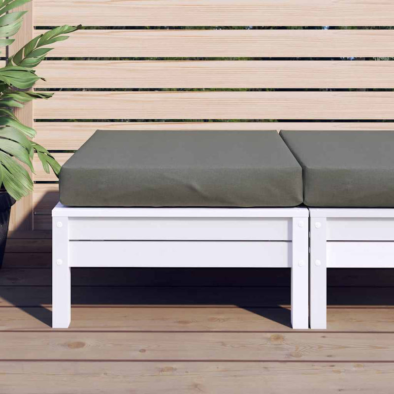 Load image into Gallery viewer, Vidaxl palletkussen 60x60x10 cm stof gemêleerd donkergrijs