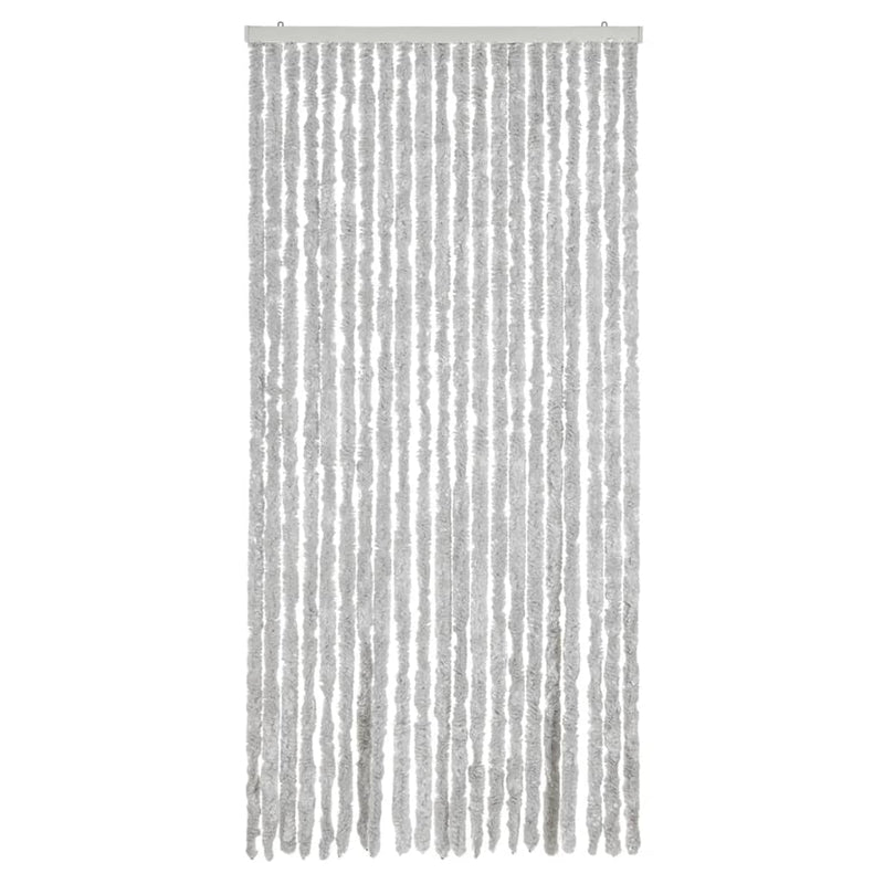 Load image into Gallery viewer, Vidaxl vliegengordijn 90x200 cm chenille grijs