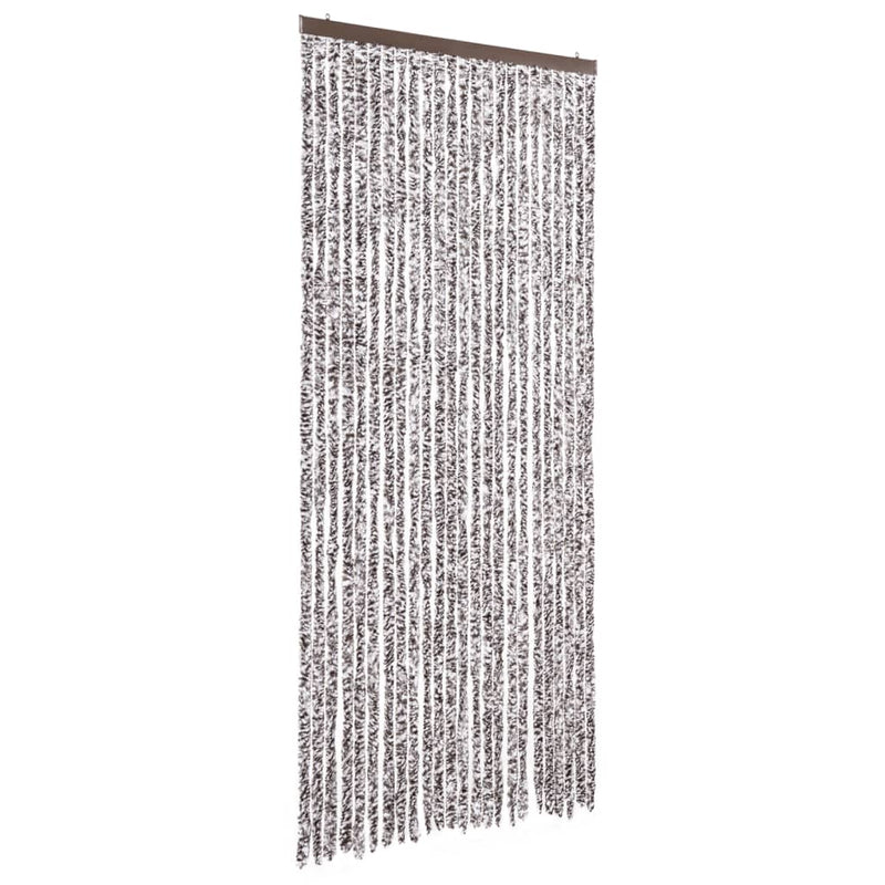 Load image into Gallery viewer, Vidaxl vliegengordijn 100x200 cm chenille bruin en beige