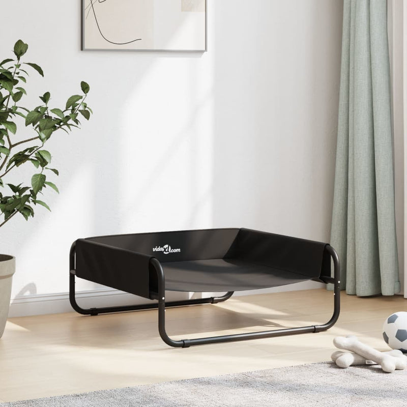 Load image into Gallery viewer, Vidaxl hondenmand verhoogd oxford stof en staal antracietkleurig