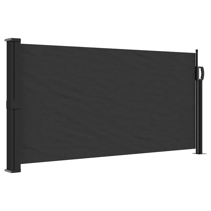 Load image into Gallery viewer, Vidaxl windscherm uittrekbaar 100x300 cm zwart