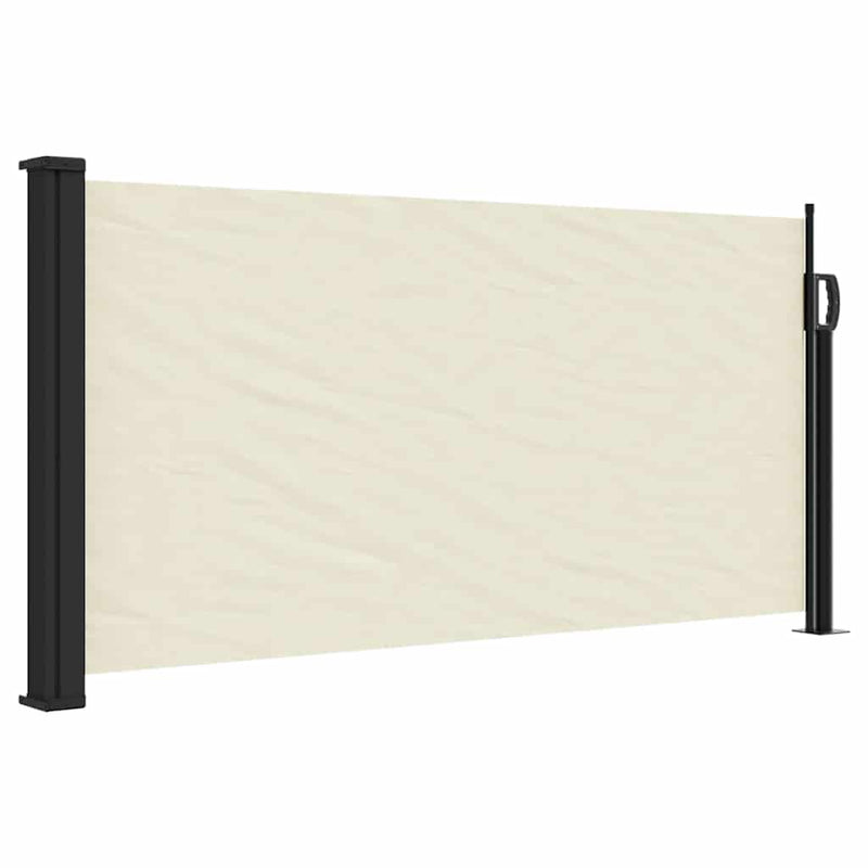 Load image into Gallery viewer, Vidaxl windscherm uittrekbaar 100x300 cm crèmekleurig