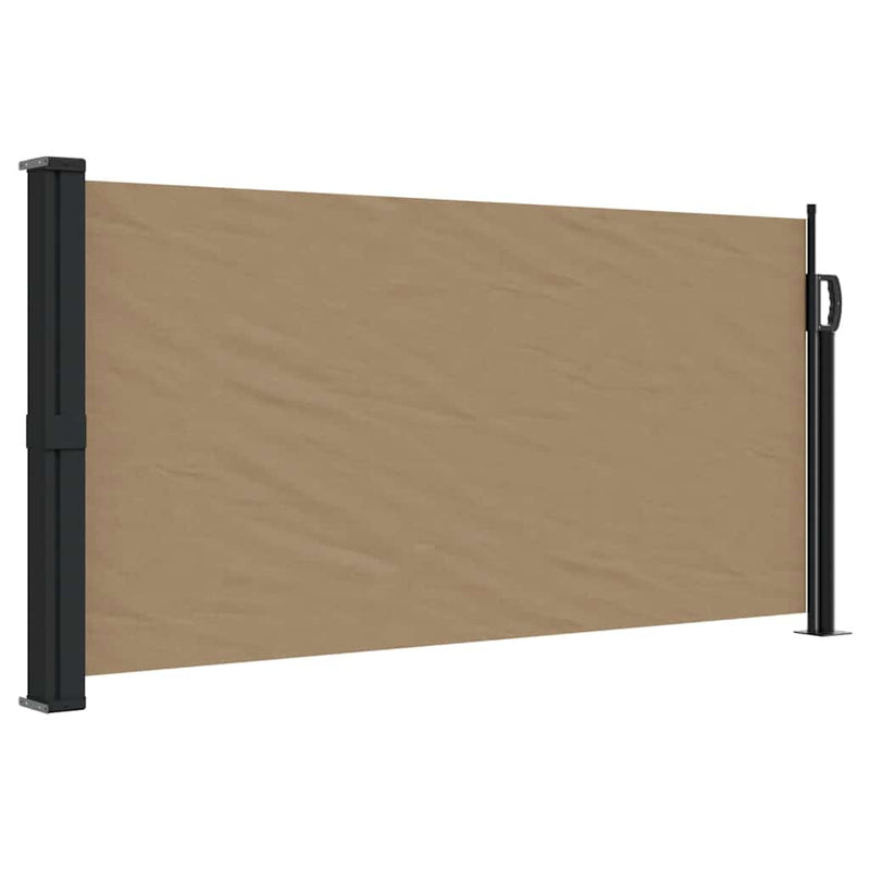 Load image into Gallery viewer, Vidaxl windscherm uittrekbaar 100x300 cm taupe