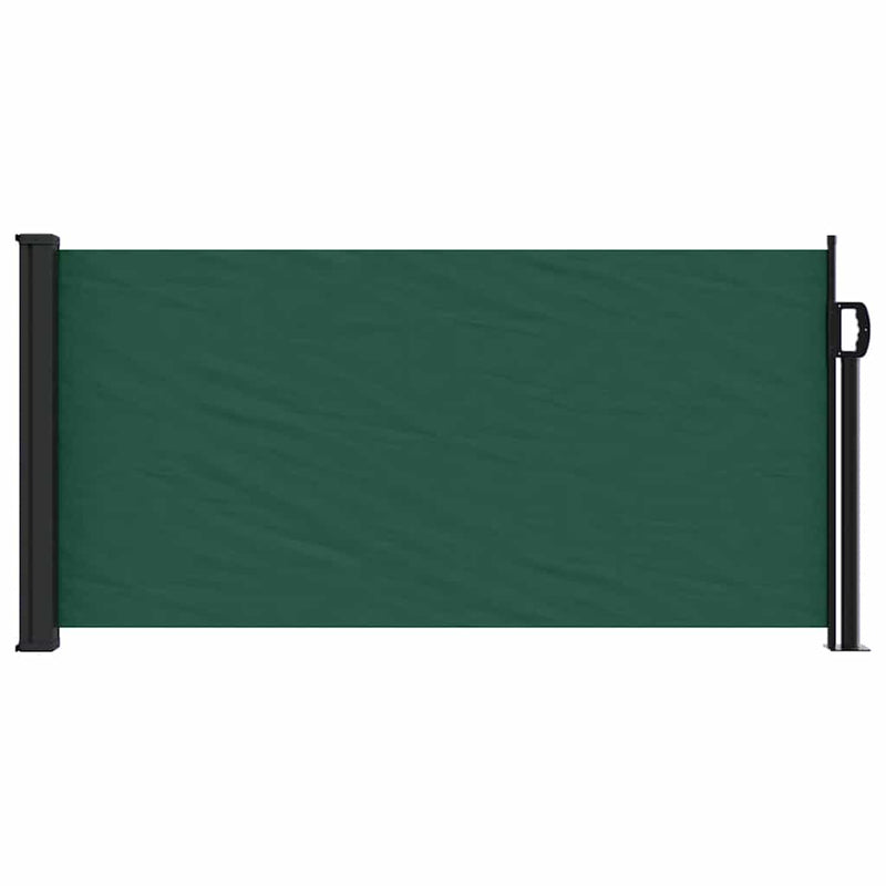 Afbeelding laden in galerijviewer, Vidaxl windscherm uittrekbaar 100x300 cm donkergroen