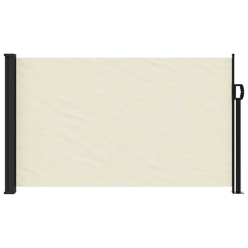 Afbeelding laden in galerijviewer, Vidaxl windscherm uittrekbaar 117x300 cm crèmekleurig