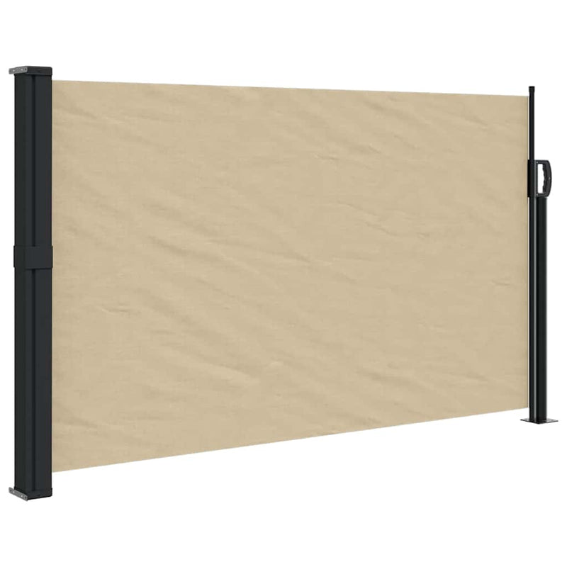 Load image into Gallery viewer, Vidaxl windscherm uittrekbaar 117x300 cm beige