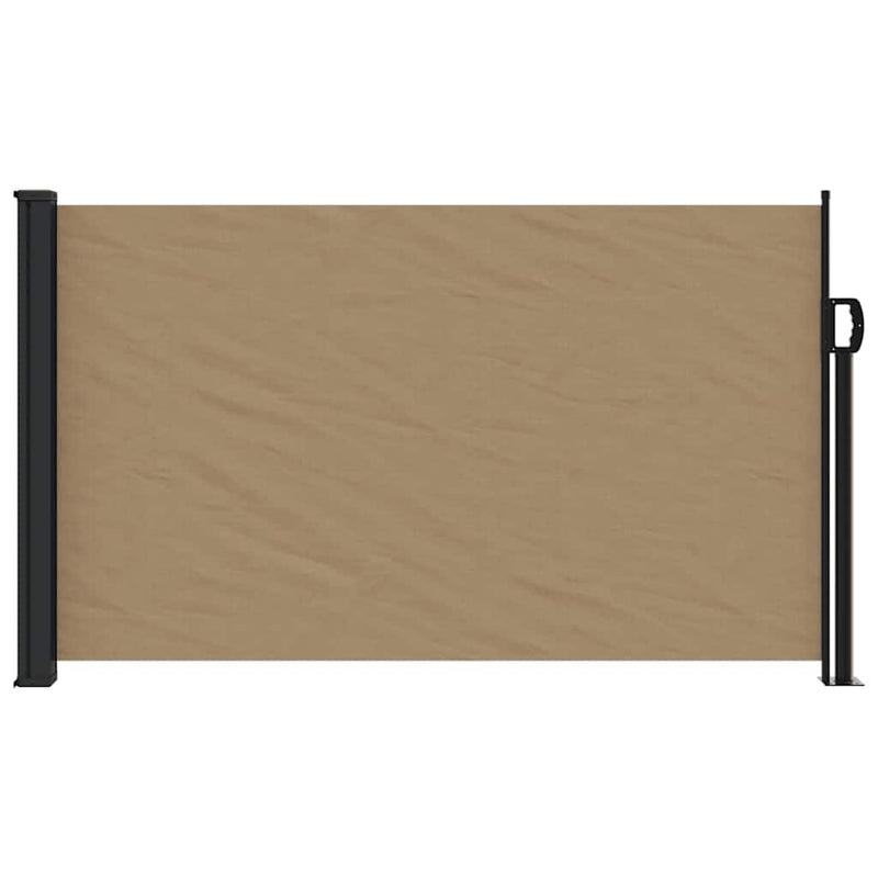 Afbeelding laden in galerijviewer, Vidaxl windscherm uittrekbaar 117x300 cm taupe