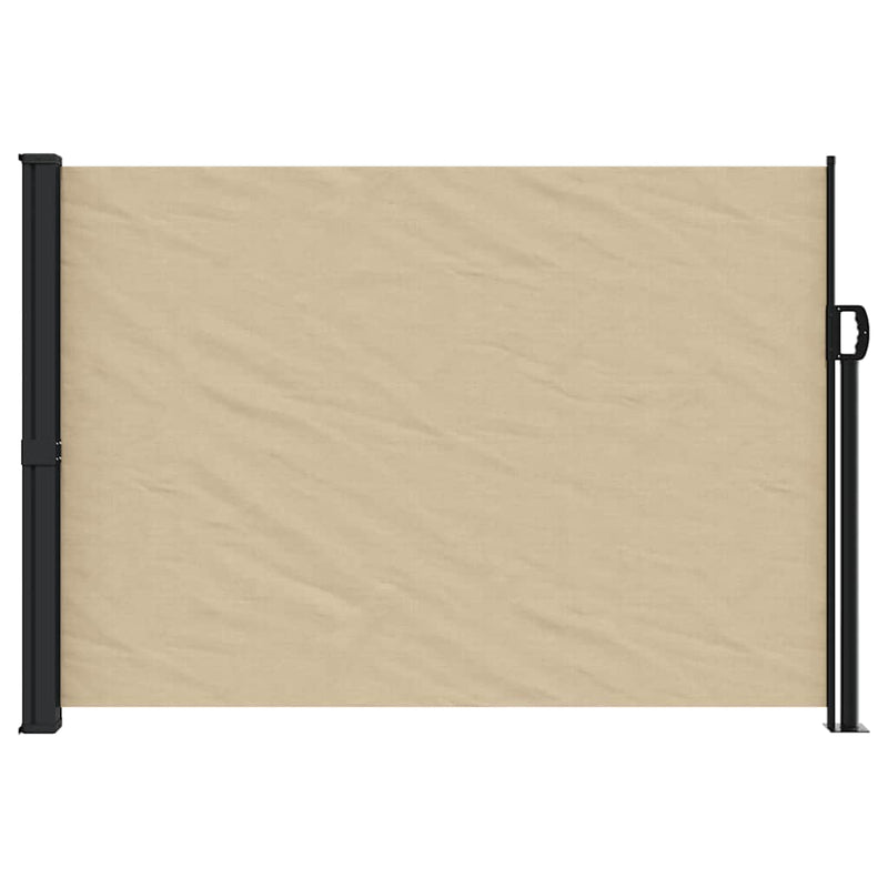 Afbeelding laden in galerijviewer, Vidaxl windscherm uittrekbaar 140x300 cm beige