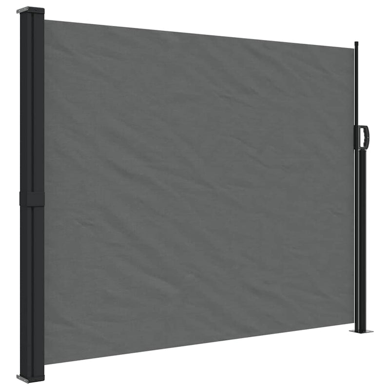 Load image into Gallery viewer, Vidaxl uitschuifbaar zijluifel antraciet 160x300 cm