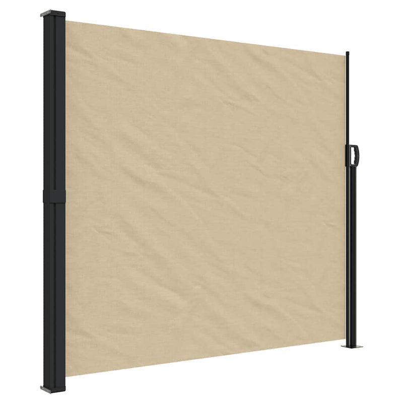 Afbeelding laden in galerijviewer, Vidaxl windscherm uittrekbaar 180x300 cm beige