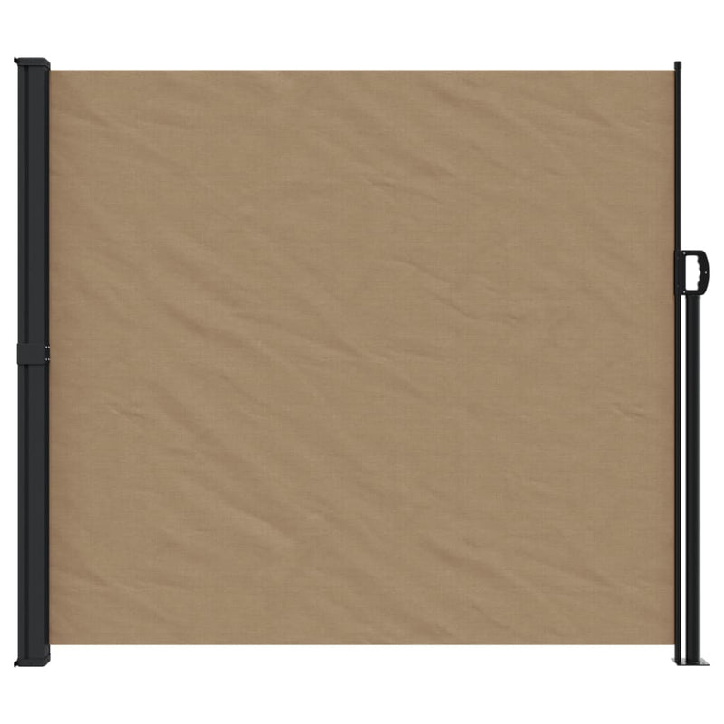 Afbeelding laden in galerijviewer, Vidaxl windscherm uittrekbaar 180x300 cm taupe