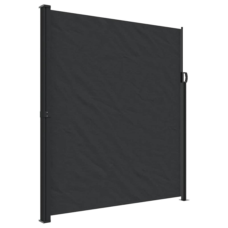 Load image into Gallery viewer, Vidaxl windscherm uittrekbaar 220x300 cm zwart