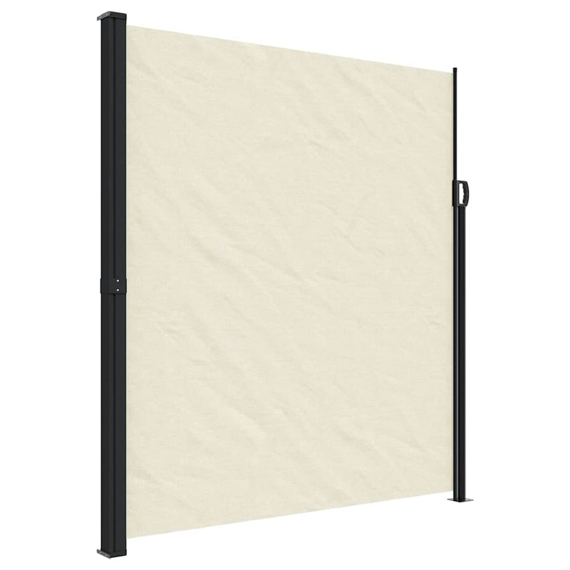 Load image into Gallery viewer, Vidaxl windscherm uittrekbaar 220x300 cm crèmekleurig