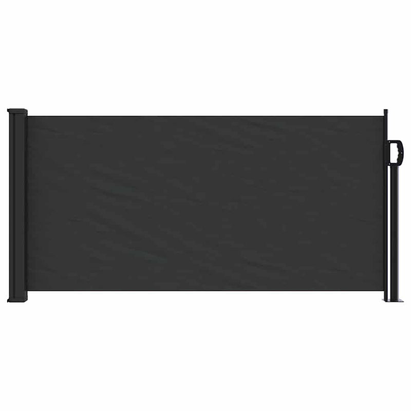 Afbeelding laden in galerijviewer, Vidaxl windscherm uittrekbaar 100x500 cm zwart