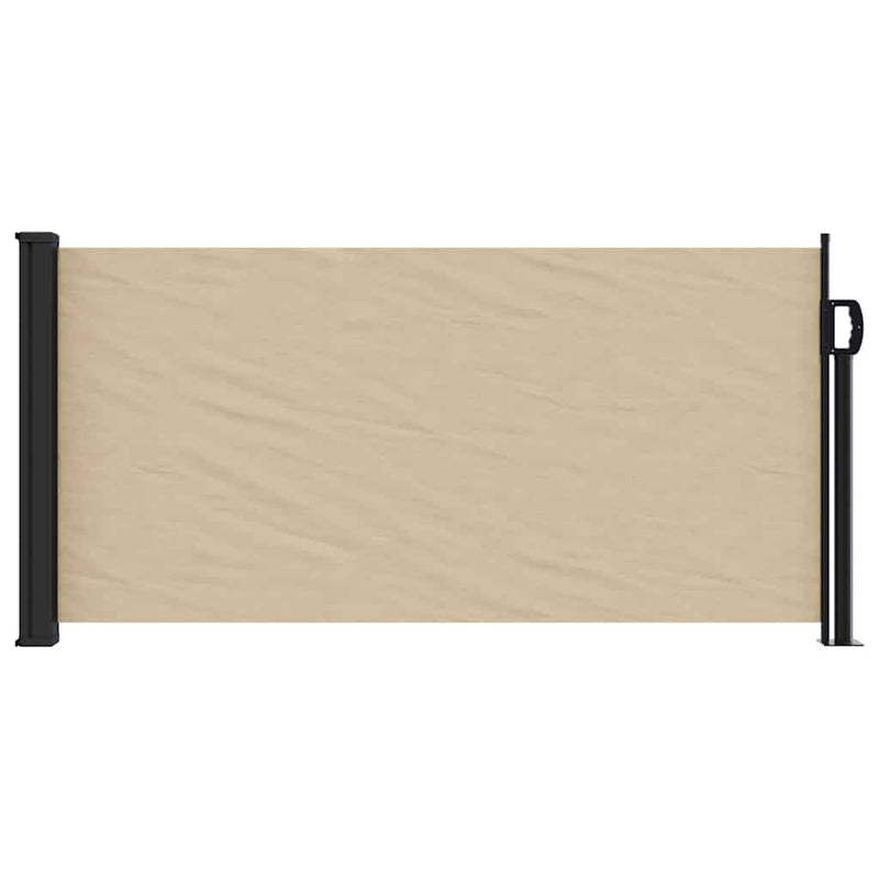 Afbeelding laden in galerijviewer, Vidaxl windscherm uittrekbaar 100x500 cm beige