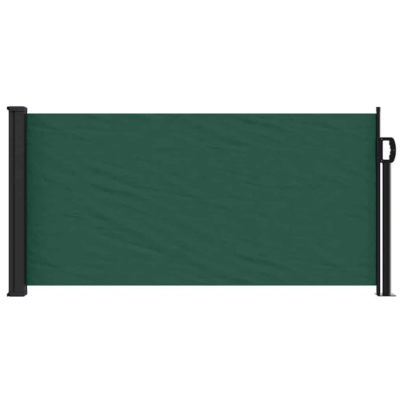 Afbeelding laden in galerijviewer, Vidaxl windscherm uittrekbaar 100x500 cm donkergroen