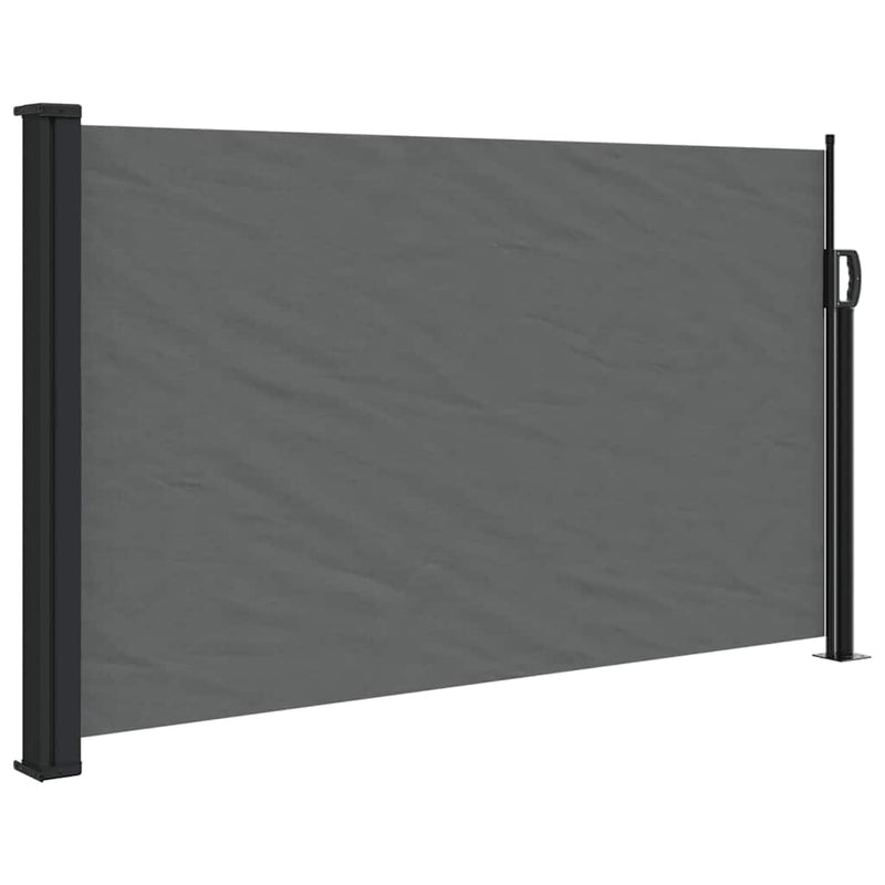 Afbeelding laden in galerijviewer, Vidaxl uitschuifbaar zijluifel antraciet 120x500 cm