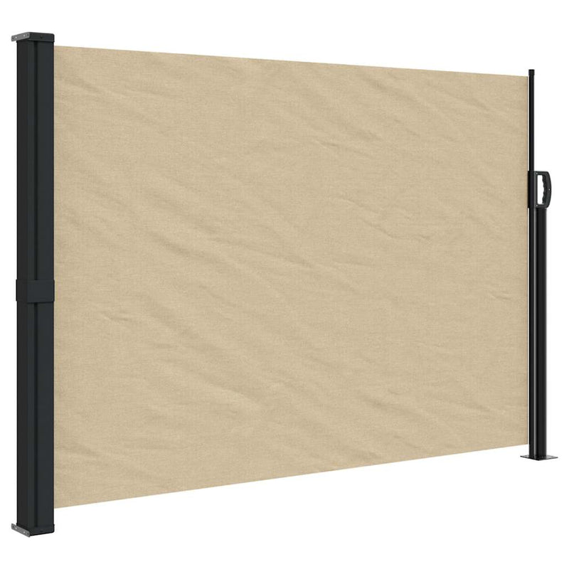 Load image into Gallery viewer, Vidaxl windscherm uittrekbaar 140x500 cm beige