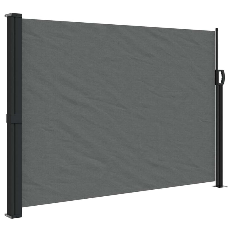 Afbeelding laden in galerijviewer, Vidaxl uitschuifbaar zijluifel antraciet 140x500 cm