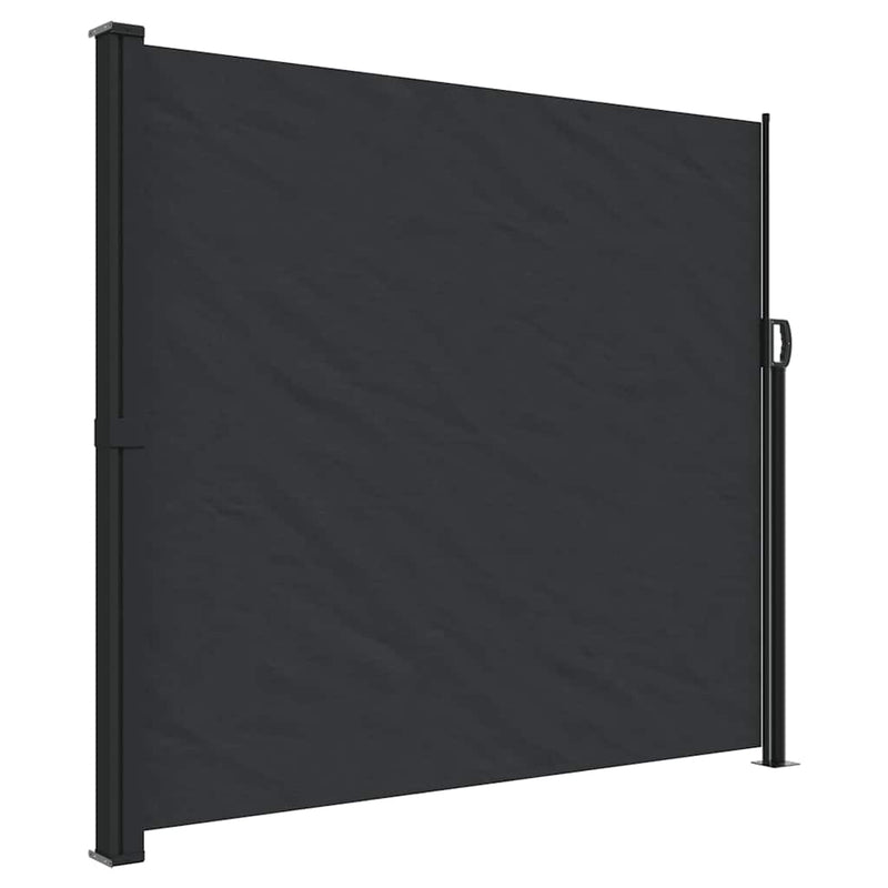 Load image into Gallery viewer, Vidaxl windscherm uittrekbaar 180x500 cm zwart