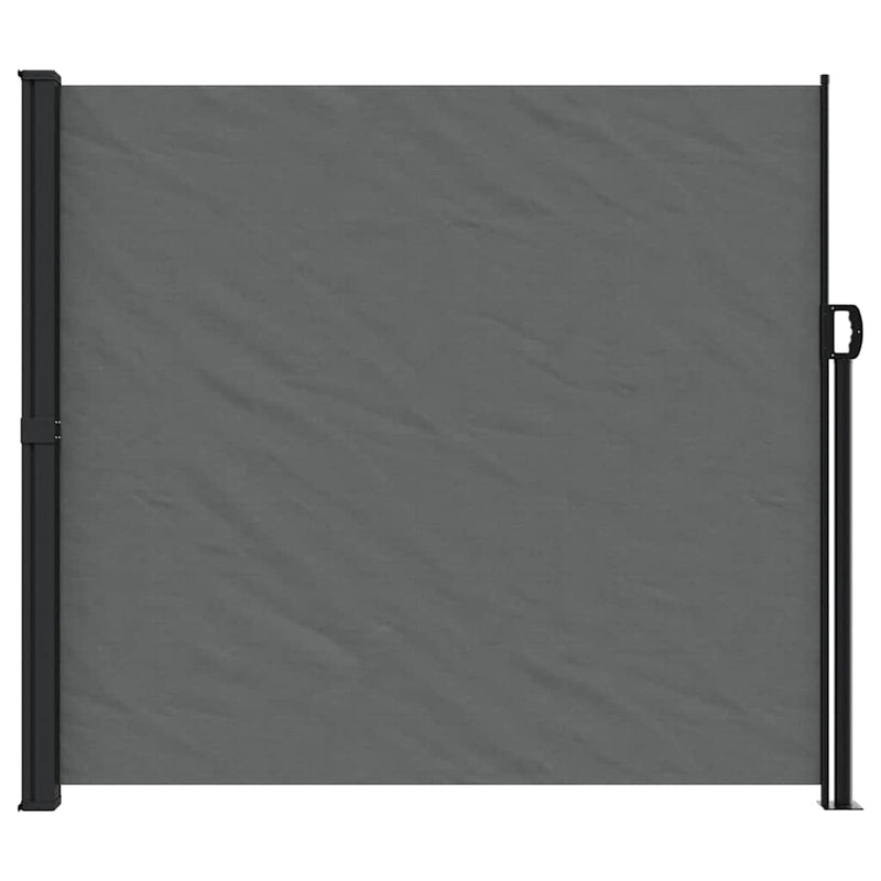 Load image into Gallery viewer, Vidaxl windscherm uittrekbaar 180x500 cm antracietkleurig
