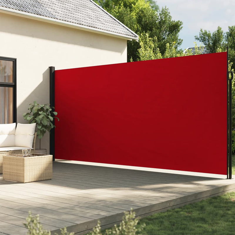 Load image into Gallery viewer, Vidaxl windscherm uittrekbaar 200x500 cm rood