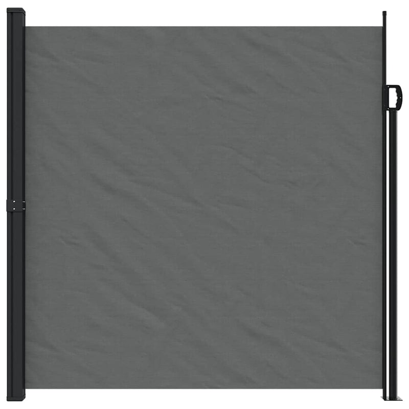 Load image into Gallery viewer, Vidaxl windscherm uittrekbaar 200x500 cm antracietkleurig