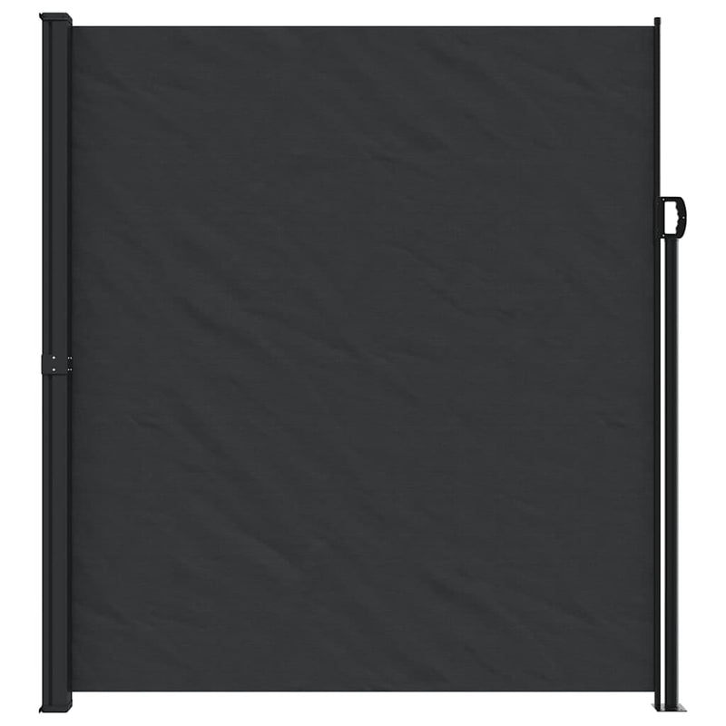 Load image into Gallery viewer, Vidaxl windscherm uittrekbaar 220x500 cm zwart