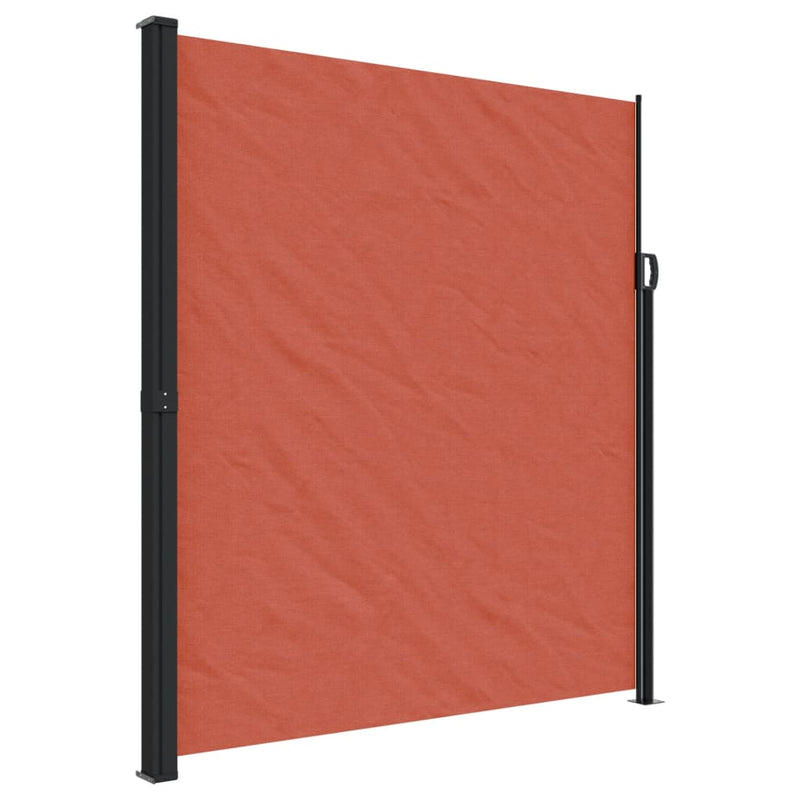 Afbeelding laden in galerijviewer, Vidaxl windscherm uittrekbaar 220x500 cm terracotta