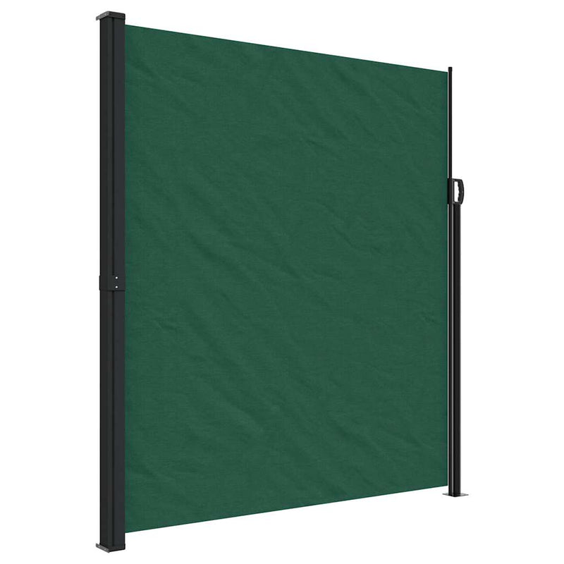 Load image into Gallery viewer, Vidaxl windscherm uittrekbaar 220x500 cm donkergroen