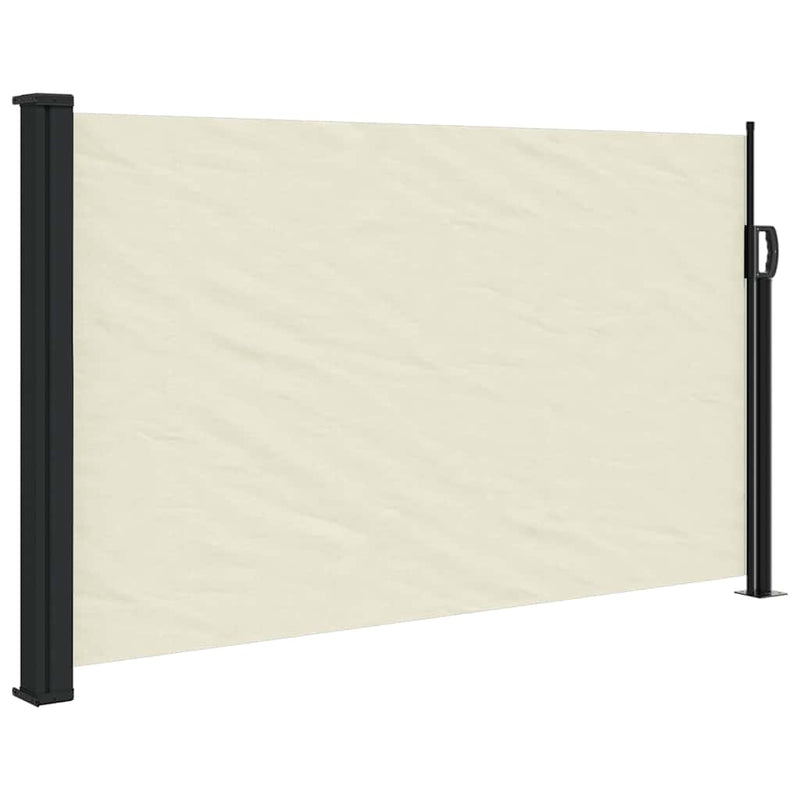 Afbeelding laden in galerijviewer, Vidaxl windscherm uittrekbaar 120x600 cm crème