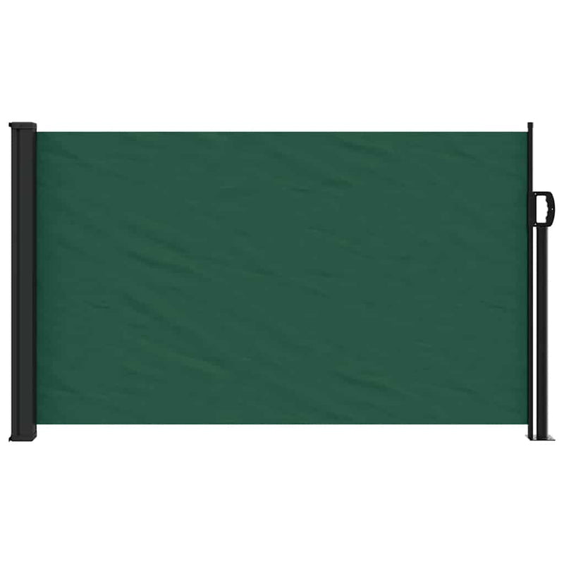 Afbeelding laden in galerijviewer, Vidaxl windscherm uittrekbaar 120x600 cm donkergroen
