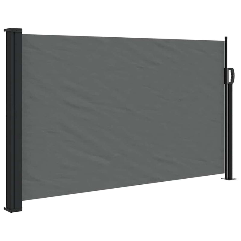 Afbeelding laden in galerijviewer, Vidaxl uitschuifbaar zijluifel antraciet 120x600 cm