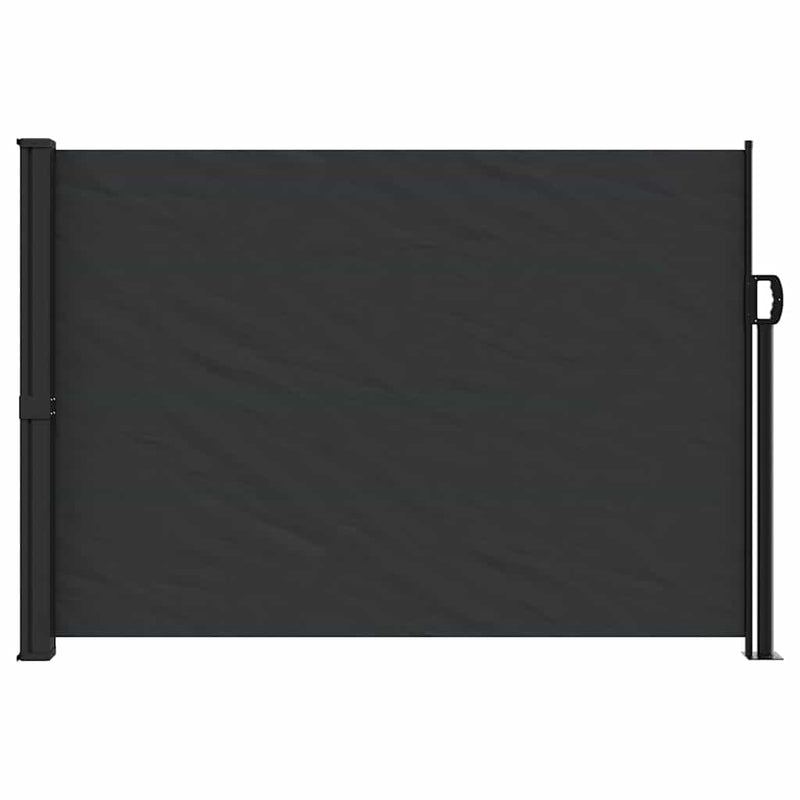 Afbeelding laden in galerijviewer, Vidaxl windscherm uittrekbaar 140x600 cm zwart