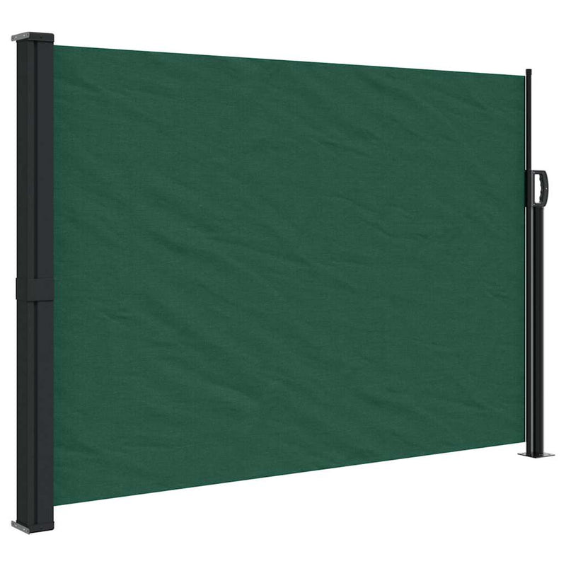 Afbeelding laden in galerijviewer, Vidaxl tuinscherm uittrekbaar 140x600 cm donkergroen