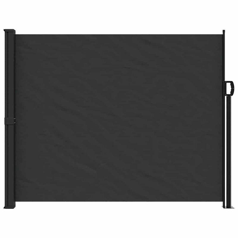 Afbeelding laden in galerijviewer, Vidaxl windscherm uittrekbaar 160x600 cm zwart