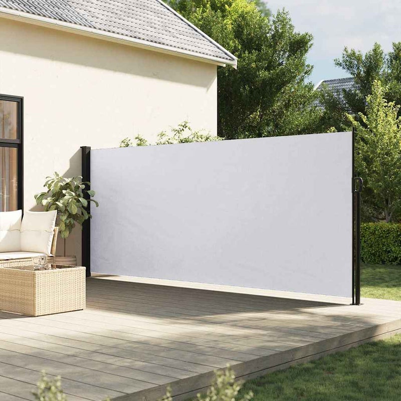 Afbeelding laden in galerijviewer, Vidaxl windscherm uittrekbaar 160x600 cm wit