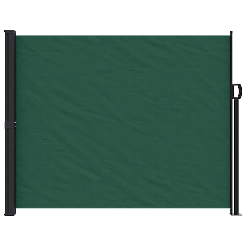 Afbeelding laden in galerijviewer, Vidaxl windscherm uittrekbaar 160x600 cm donkergroen