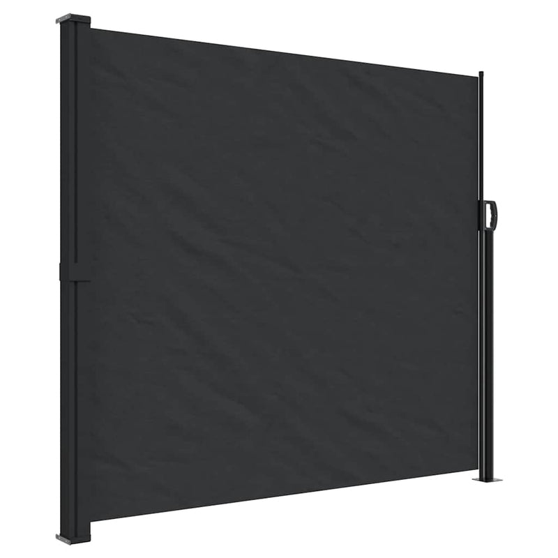 Load image into Gallery viewer, Vidaxl windscherm uittrekbaar 180x600 cm zwart